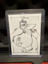 Marketplace image: 2026 Topps Chrome Disney Sketch Card 1/1 - King Louie, The Jungle Book