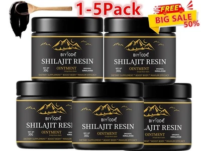 MARKENLOS Pure 100% Himalayan Shilajit,Soft Resin, Organic,Extremely Potent,Fulvic Acidne.