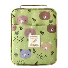 Pencil Case Holder Slot 202 Colored Pencils 136 Gel Pens Organizer Zipper Green
