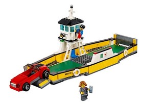 LEGO CITY: Ferry #60119 - Used, No Box, Retired