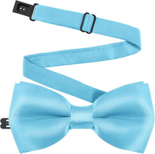 Adjustable Kids Bow Tie Pre-tied Bowtie Classic Solid Color Children Bow Tie Nec