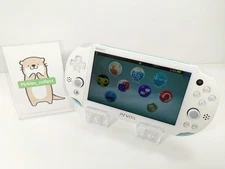 PS Vita 2000 Light Blue White PCH-2000 ZA14 only Wi-Fi PSV Used Tested 0528D