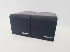 Lot of 2 Bose Redline Single Cube Speakers Lifestyle Acoustimass Black