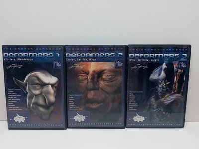 DEFORMERS 1 + 2 + 3 The Gnomon Workshop DVD Lot of 3 NO SCRATCHES EXCELLENT