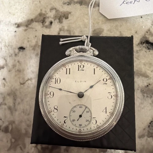 Antique 1911 Elgin Pocket Watch 18s 17j Grade 336 Model 5 PS Serviced Running