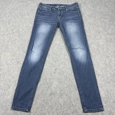 Vigoss The Dublin Super Skinny Jean Women's Sz 29x31 (Actual 32x31.5) Blue Denim