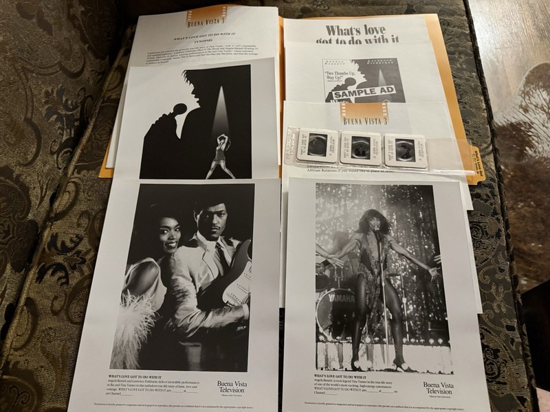 What's Love Got to Do with It Press Kit Angela Bassett Film Slides Photo Stills