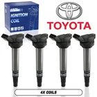 4x Ignition Coil For Denso 90919-02258 673-1310 Fits Toyota Corolla Prius 1.8L