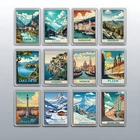Acrylic Travel City Holiday Fridge Magnet –Souvenir Gift Refrigerator Decoration