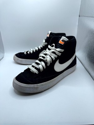 Nike Blazer Mid '77 Suede GS DD3237-002 Kids 7 Sneakers Black Basketball Shoes