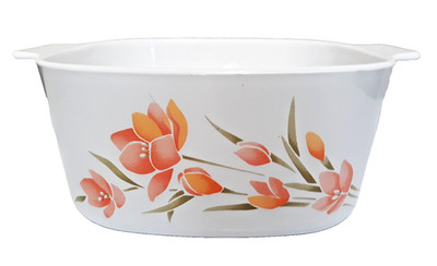 Corning ware Peach Floral A-3-B, 3 Quart Casserole Dish No Lid (Stovetop & Oven)