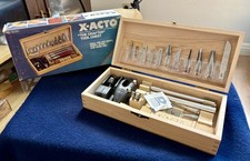 VTG 1977 X-Acto Craft Tool Chest No. 5086 Made In USA w/OG Box -Missing 1?? Tool