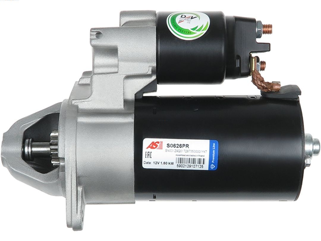 ✅Fits AS ROZRUSZNIKI I ALTERNATORY S0626PR ROZRUSZNIK REMANUFACTURED ⭐UK Seller⭐