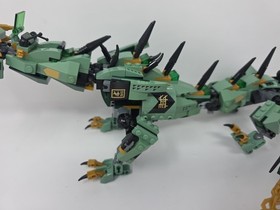 LEGO Ninjago Movie Green Mech Dragon 70612 99% Complete Build No Minifigs