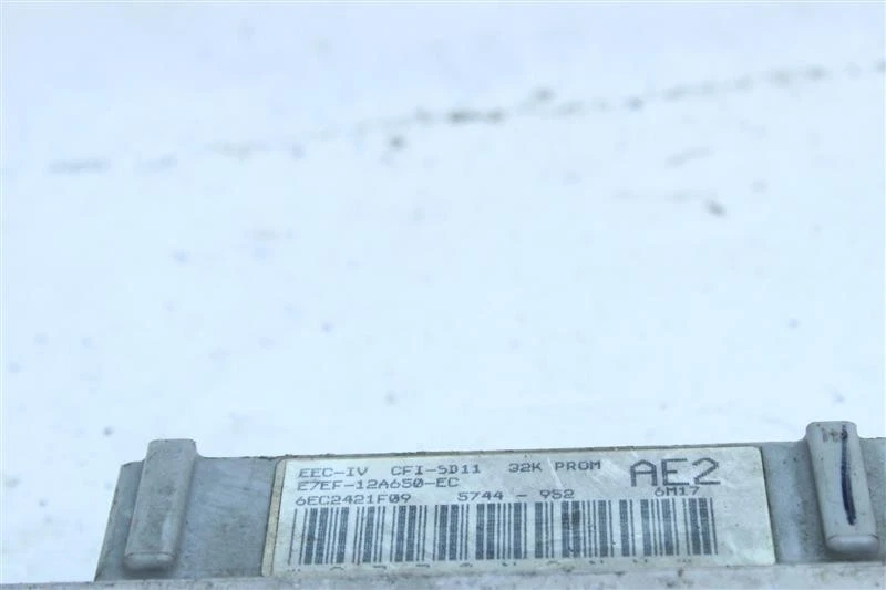 Computadora ECU ECM FORD ESCORT EXP MERCURY LYNX 87 88 89 90 E7EF12A650EC 1133293 Foto 3 de 4