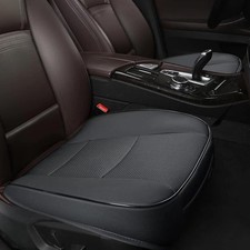 For Acura Front Car Seat Cover Leather Full Surround Pad Seat Protectors Black