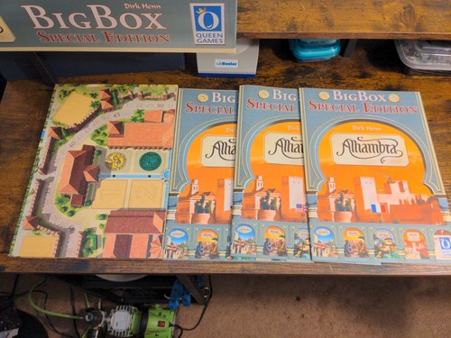 Alhambra Special Edition Big Box Granada, Gardens of Alhambra, Dice & Card Game - Picture 7 of 16