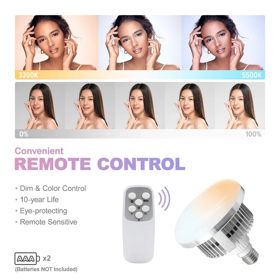 Control remoto de salida LimoStudio (LED súper brillante) 3400 W, Softb de 22 x 32 pulgadas... Foto 4 de 4