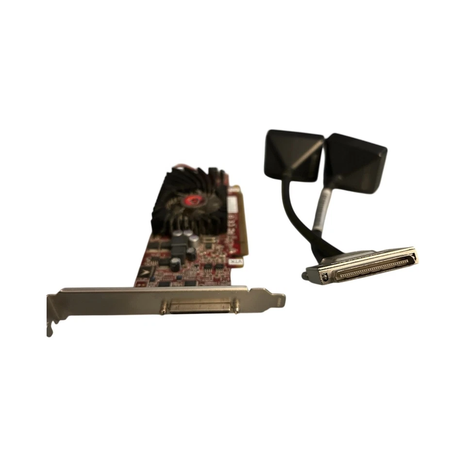 AMD HD 5570 1GB VHDCI Quad DVI 4 Monitors Windows 10 Video PCI-e Graph Card - Image 2 of 3