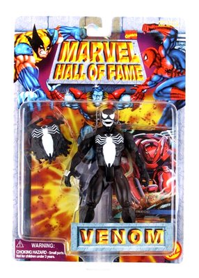 MARVEL HALL OF FAME　VENOM vintage NEW 1996 Marvel Hall of Fame Venom Action Figure by Toy Biz - MOC