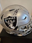 Ashton Jeanty Autographed Las Vegas 🩶🖤 Raiders Full-Size SpeedFlex Helmet
