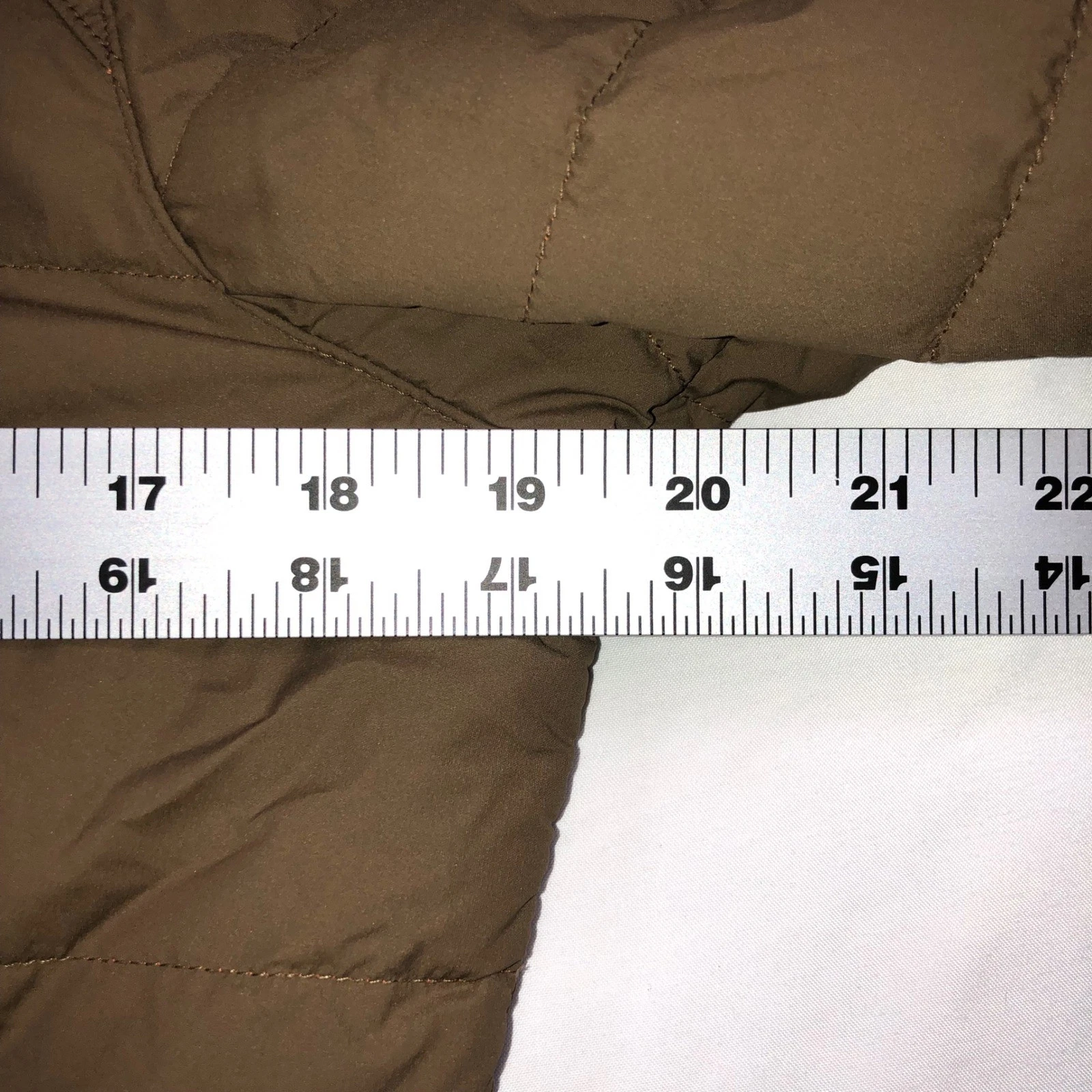 Flylow Mens Brown Orange Half Zip Insulated Puffer Jacket Hooded Size Medium - product detail image 7