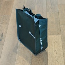 Lululemon Large Reusable Shopping Tote Lunch Yoga Bag   Forest Green   NEW   