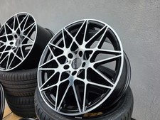 BMW 5 Series 19" inch 666M Style Black Polished Alloy Wheels 5x120 F10, F11, F12