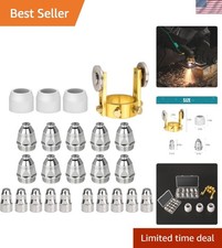 Complete Plasma Cutter Consumables: 24Pcs Nozzle Tips Electrodes for Precision