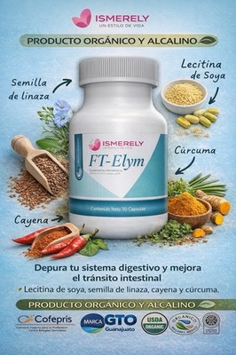 Ft-Elym Caps Ismerely Combate el Estreñimiento Crónico,Perdida de Peso/Grasa