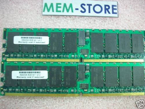 AD276A 8GB (2x4GB) DDR2-533 RDIMM Memory HP Integrity rx2660 - Afbeelding 1 van 1