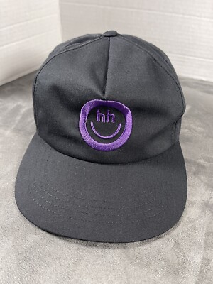 HHemp Co Canna 420 Black Trucker adjustable Hat HH Dispensary Cap Vape Smoke Blk