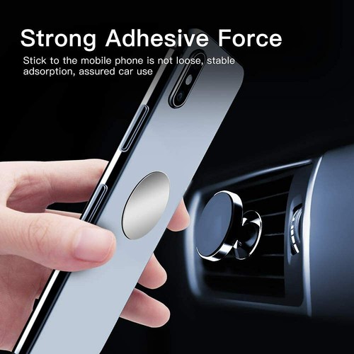 SALEX Replacement Metal Plates Set for Magnetic Car Phone Holder, Mount, 5 Pack. - Photo 6 sur 7