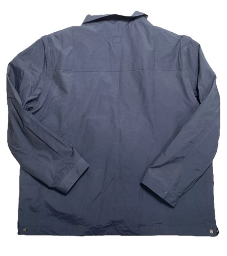 SCOTTeVEST TEC Jacket Men’s 2XL Navy Blue Zip Up Pickpocket Pockets - Picture 2 of 9