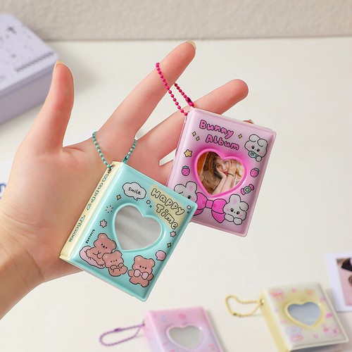 Mini Photo Album PVC Transparent Name Card Holder 32 Pockets Kpop Card Binder - Picture 5 of 19