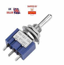 3 Pin 3 Position ON-OFF-ON SPDT Latching Toggle Switch MTS-103 125V/6A ,250V/3A 