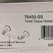 Delta 76450-SS Ashlyn Wall Mounted Pivoting Toilet Paper Holder, Stainless