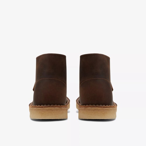 Clarks 26155523 Women's US 9 Brown Leather Round Toe Ankle Desert Boot ZPO2054 - Picture 5 of 12