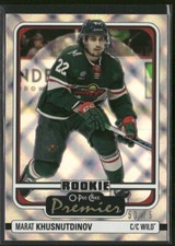 2024-25 OPC O-PEE-CHEE HOCKEY MARAT KHUSNUTDINOV DIAMOND PREMIER RC #P-86 #50/75