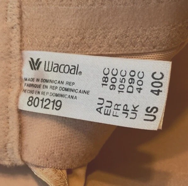 Wacoal Remodelador Cuerpo Briefer Nuevo Sin Tirantes 40 C Bronceado 801219 Acolchado Novia Foto 4 de 4