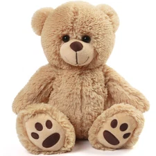 15'' Brown Plush Teddy Bear Stuffed Animals Toy For Kids Birthday Christmas Gift