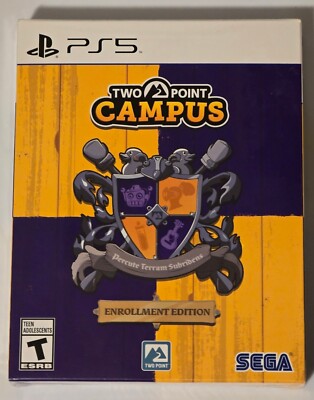 Two Point Campus Enrollment Edition (2022, Sony PS5 Playstation 5) NEW & SEALED 