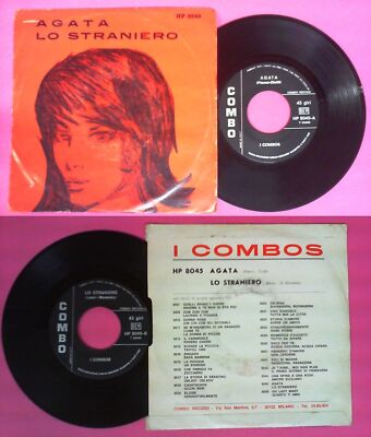 LP 45 7'' I COMBOS Achata Lo straniero 1969 italy COMBO HP 8045 no cd mc dvd