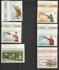 Romania 1965 Stamped European Championships in Shooting Lot 27