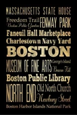 Boston Helen Chen Art Print 12x18