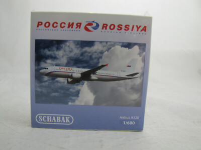 403551585 Schuco Schabak Airbus A320 Rossiya Airlines - 1:600