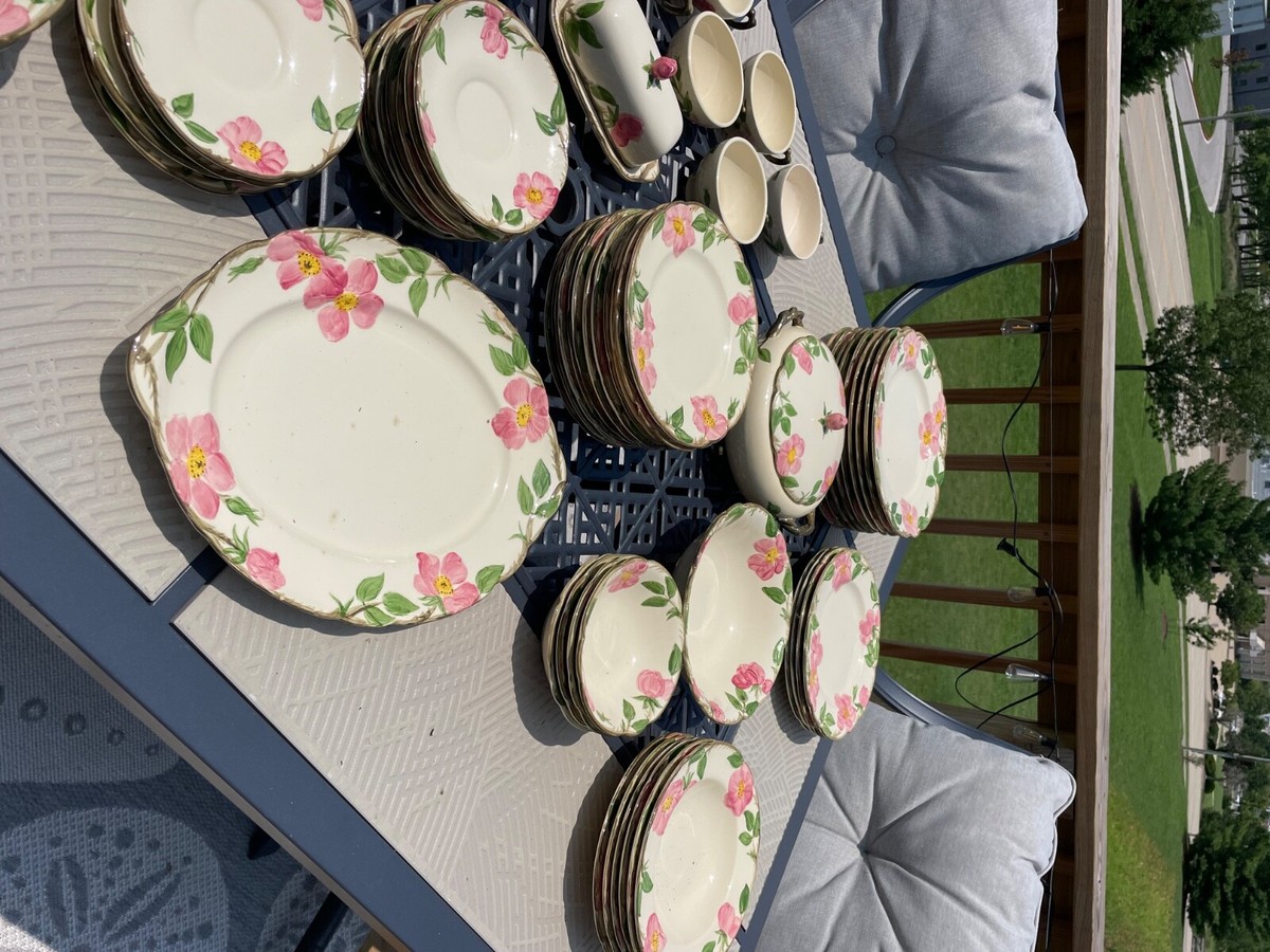 Vintage - Franciscan Desert Rose - Set of Dishes - New Looking | eBay