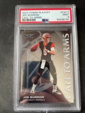2020 Playoff Joe Burrow Call to Arms Rookie #CA17 PSA 9 MINT RC SP BENGALS