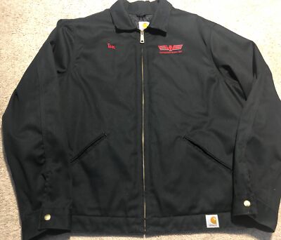 Carhartt ジャケット　ブラック　L Men's Insulated Active Jac - Loose Fit - Washed Duck - 3 Warmest