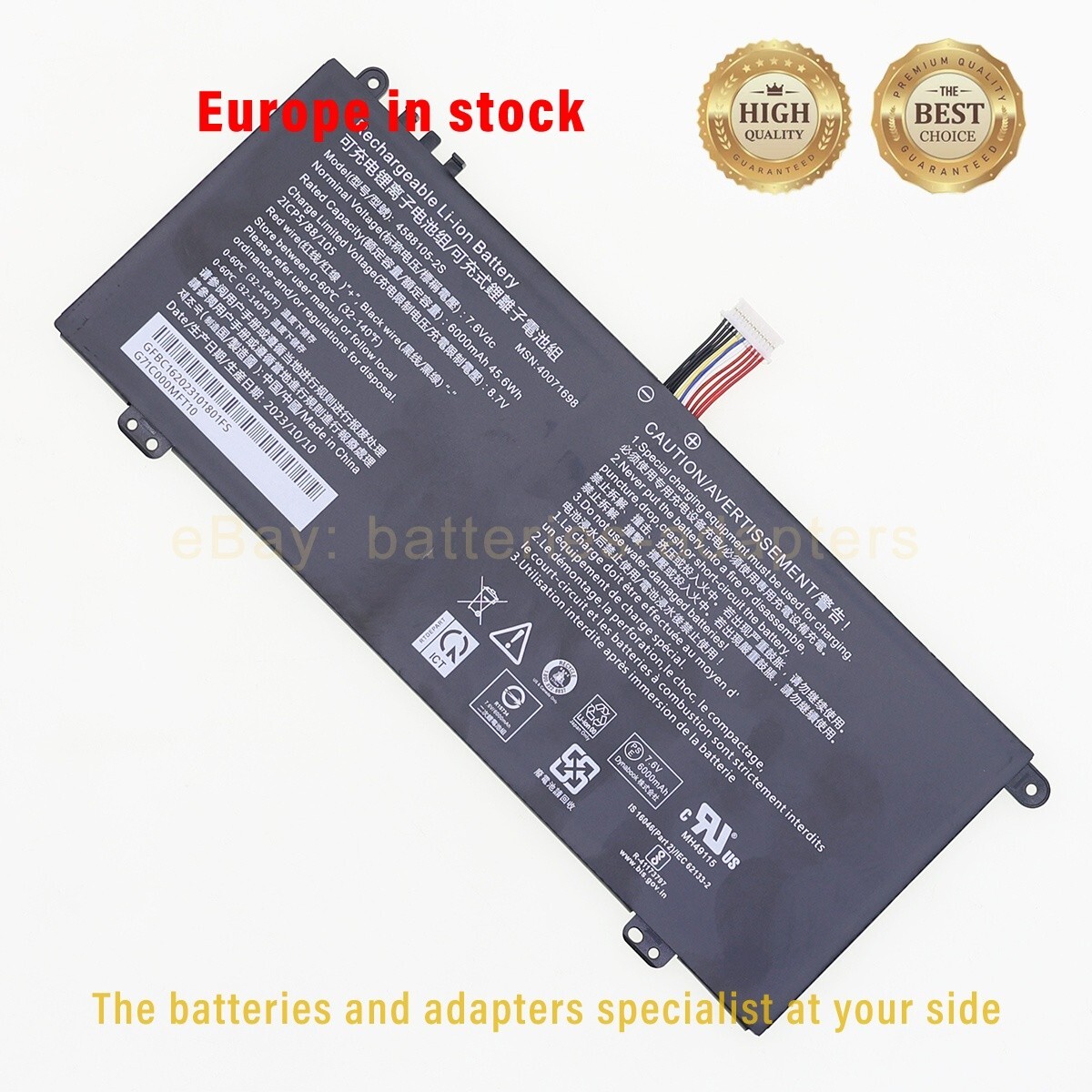 Batería Original 4588105-2S Batería para Portátil DYNABOOK Satellite Pro C50D-B-115
